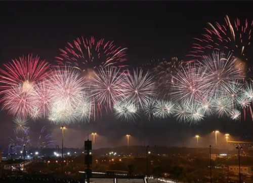 邳州市焰火晚会